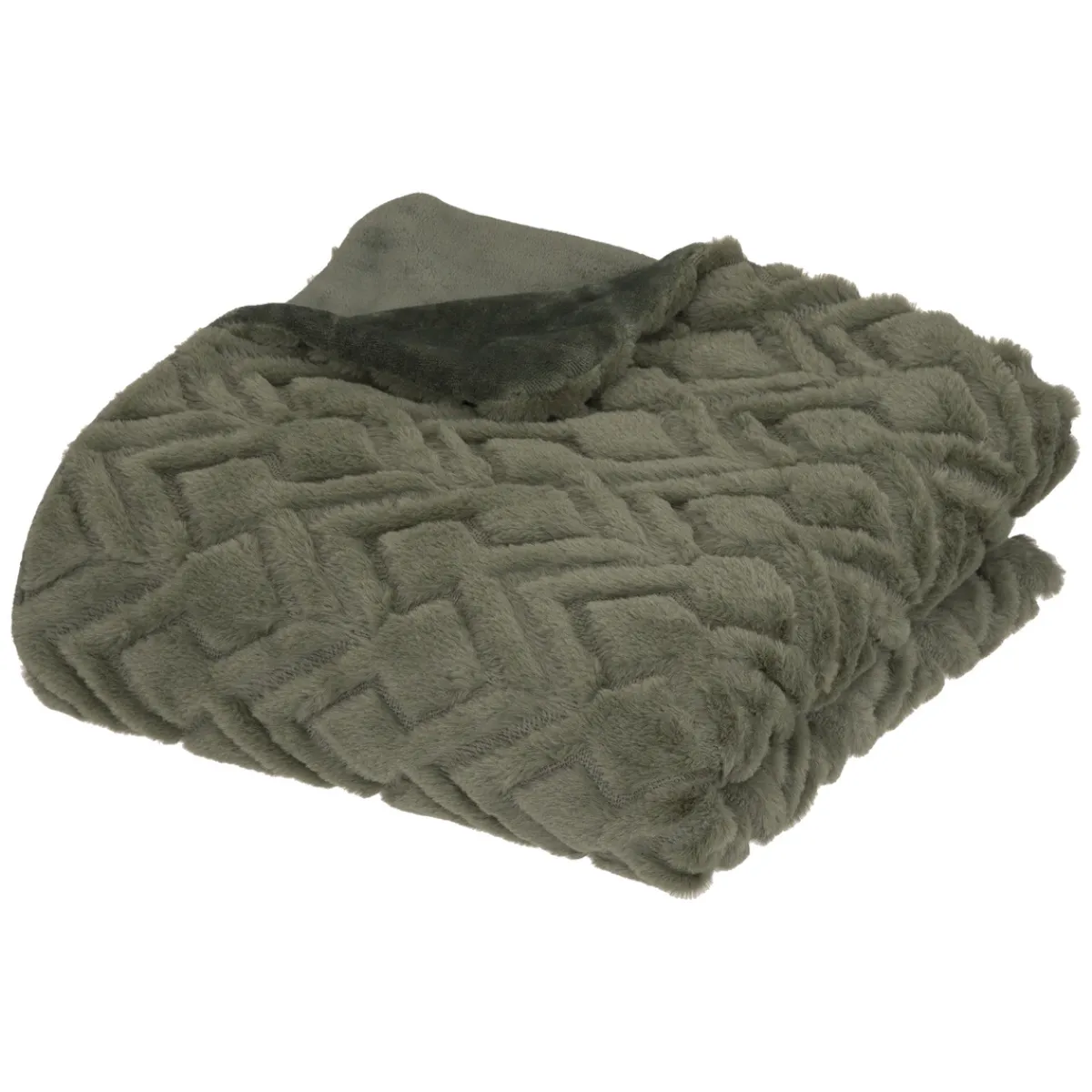 Plaid "Mara" fausse fourrure*ATMOSPHERA Hot