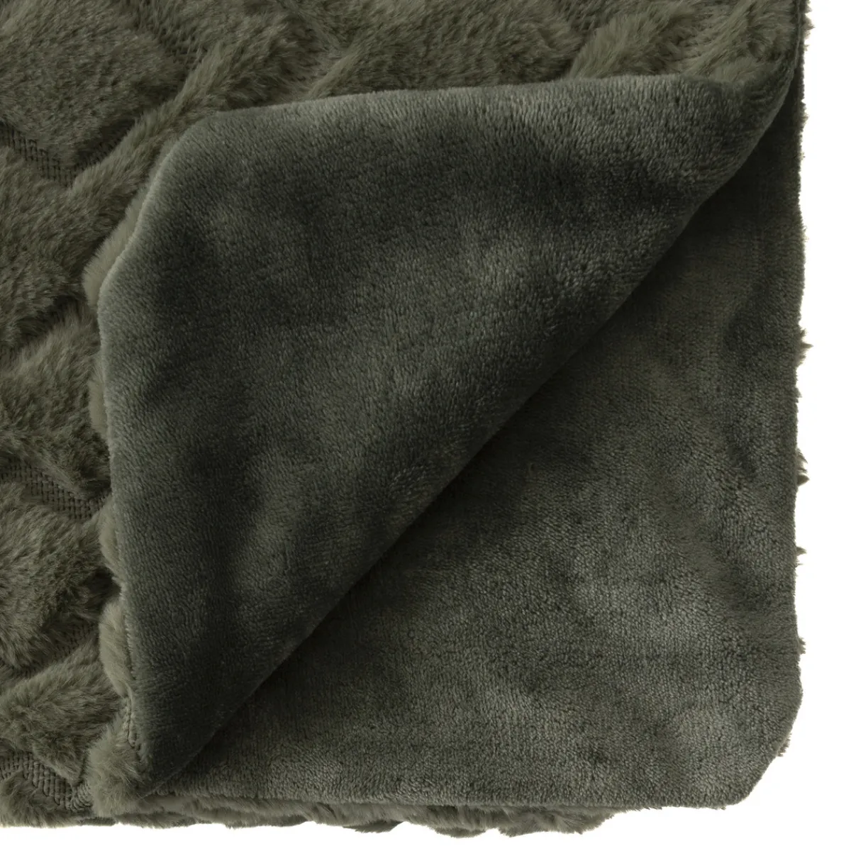 Plaid "Mara" fausse fourrure*ATMOSPHERA Hot