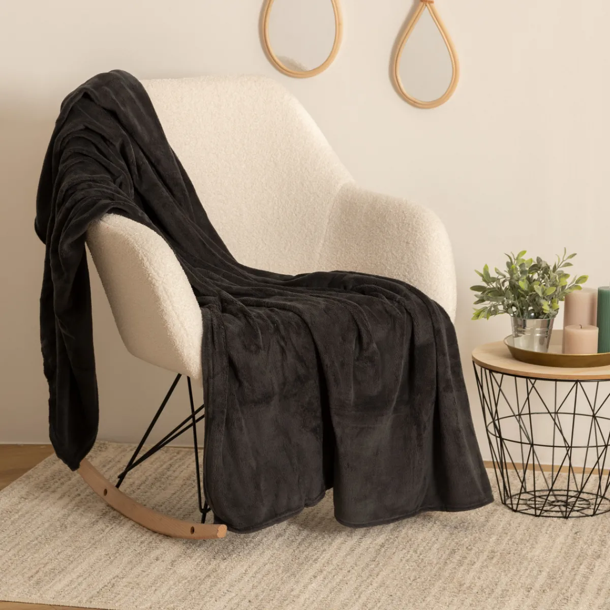 Plaid microfibre*ATMOSPHERA Hot