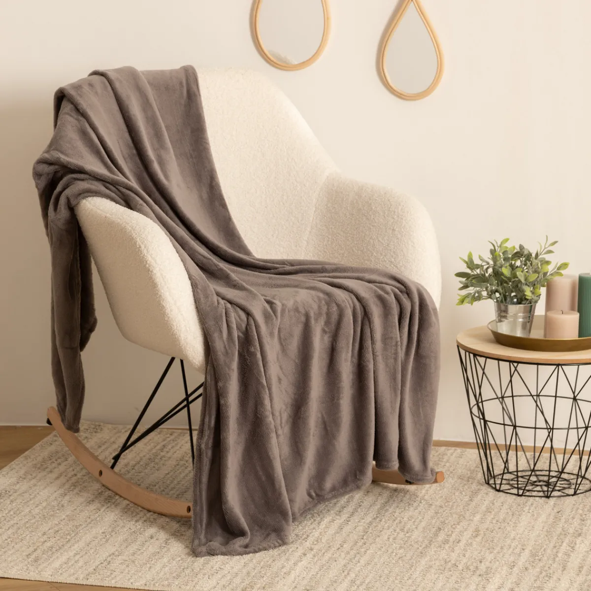 Plaid microfibre*ATMOSPHERA Hot