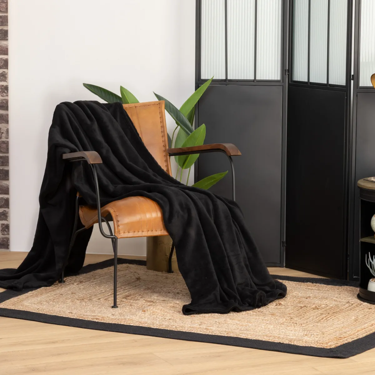 Plaid microfibre*ATMOSPHERA Outlet