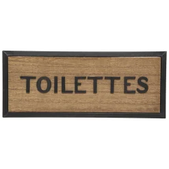 Plaque de porte bois 