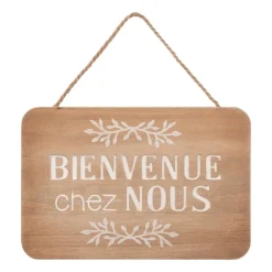 Plaque de porte bois "Krystel"*ATMOSPHERA Clearance