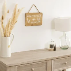 Plaque de porte bois 