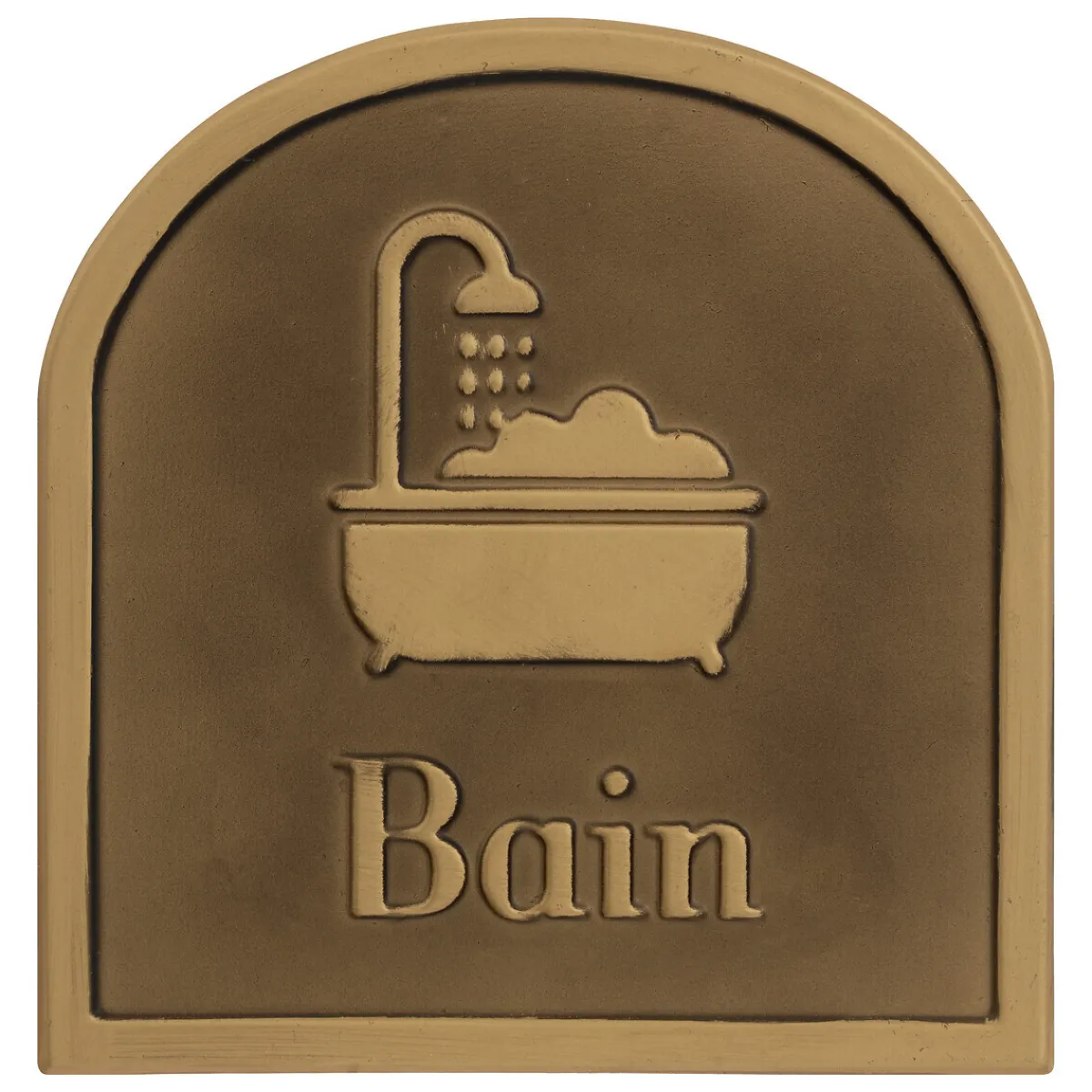 Plaque porte métal "Mattia"*ATMOSPHERA