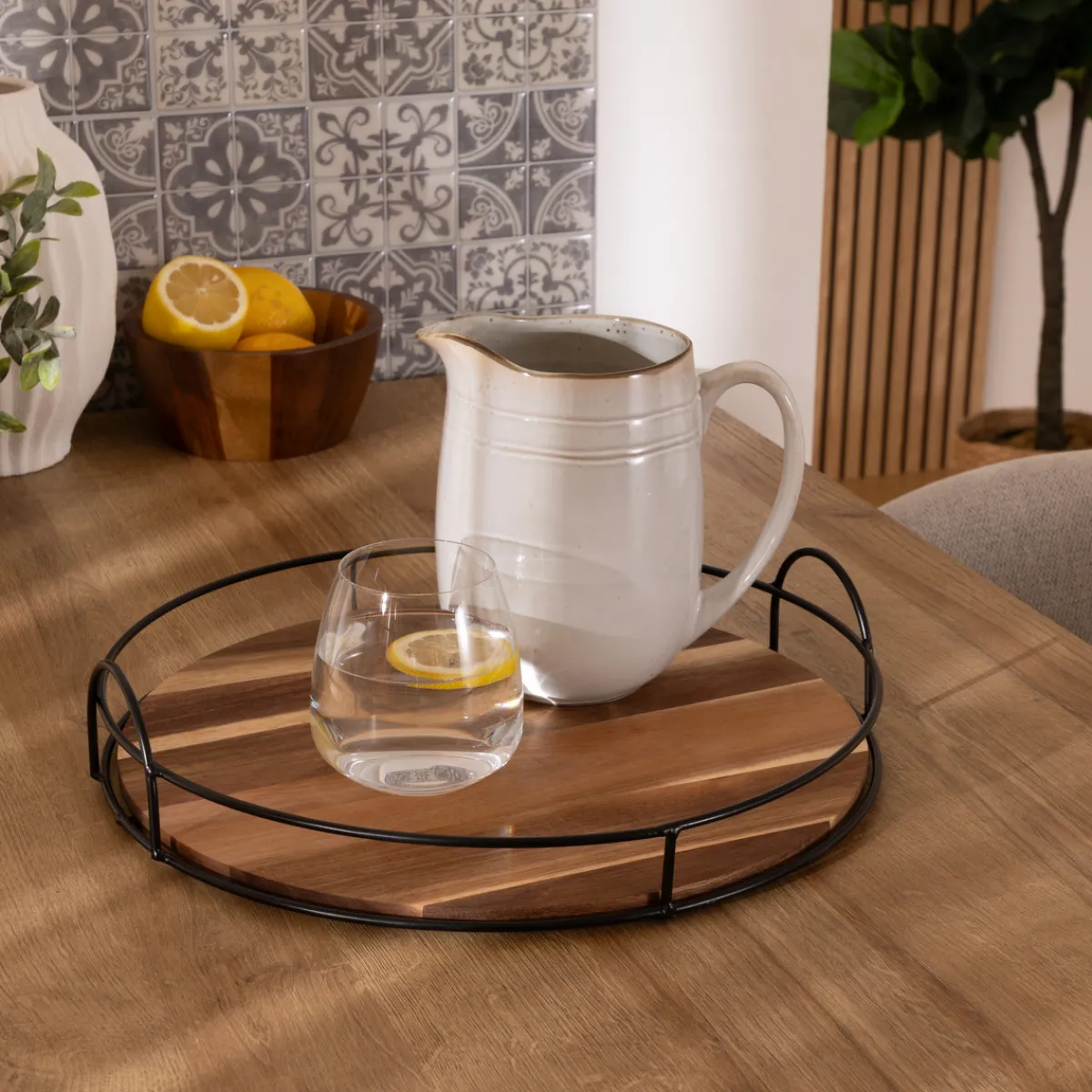 Plat de présentation "Twisted Lime"*ATMOSPHERA Discount