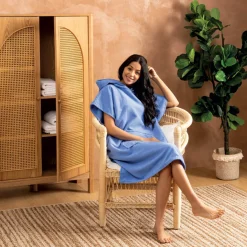 Poncho de plage "Azul"*ATMOSPHERA New