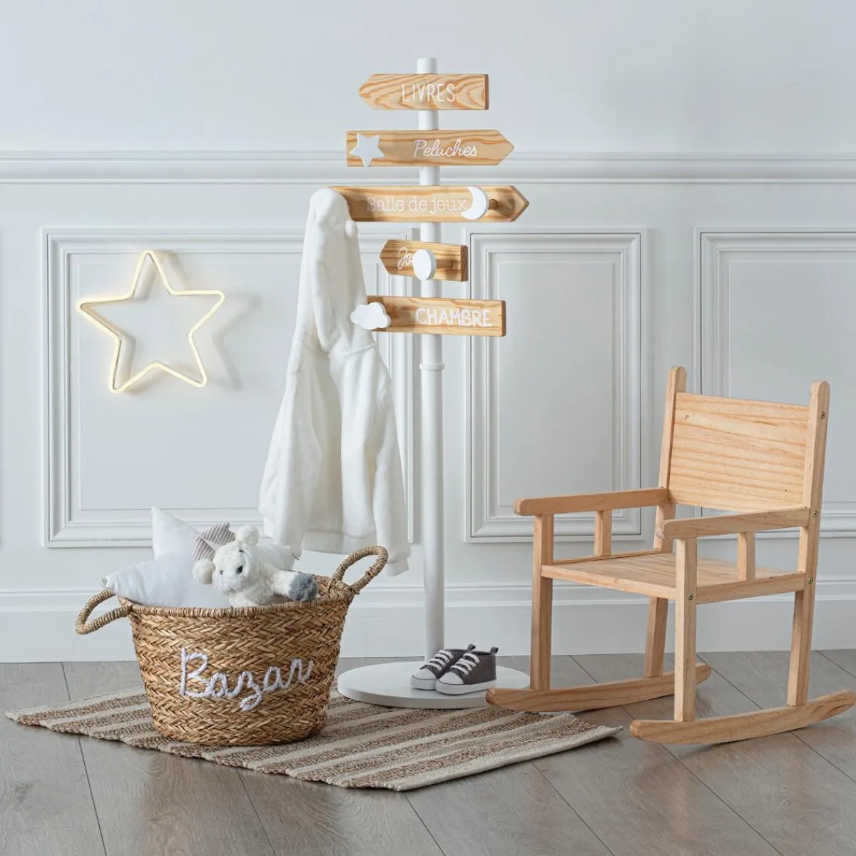 Porte-manteau enfant "Pancarte"*ATMOSPHERA