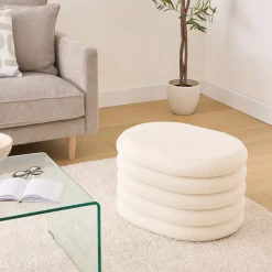 Pouf coffre bouclette "Giulia"*ATMOSPHERA Online