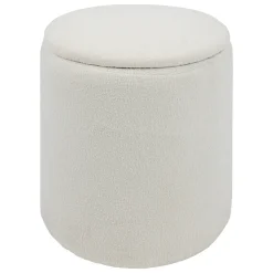 Pouf coffre bouclette "Kaydi"*ATMOSPHERA Clearance