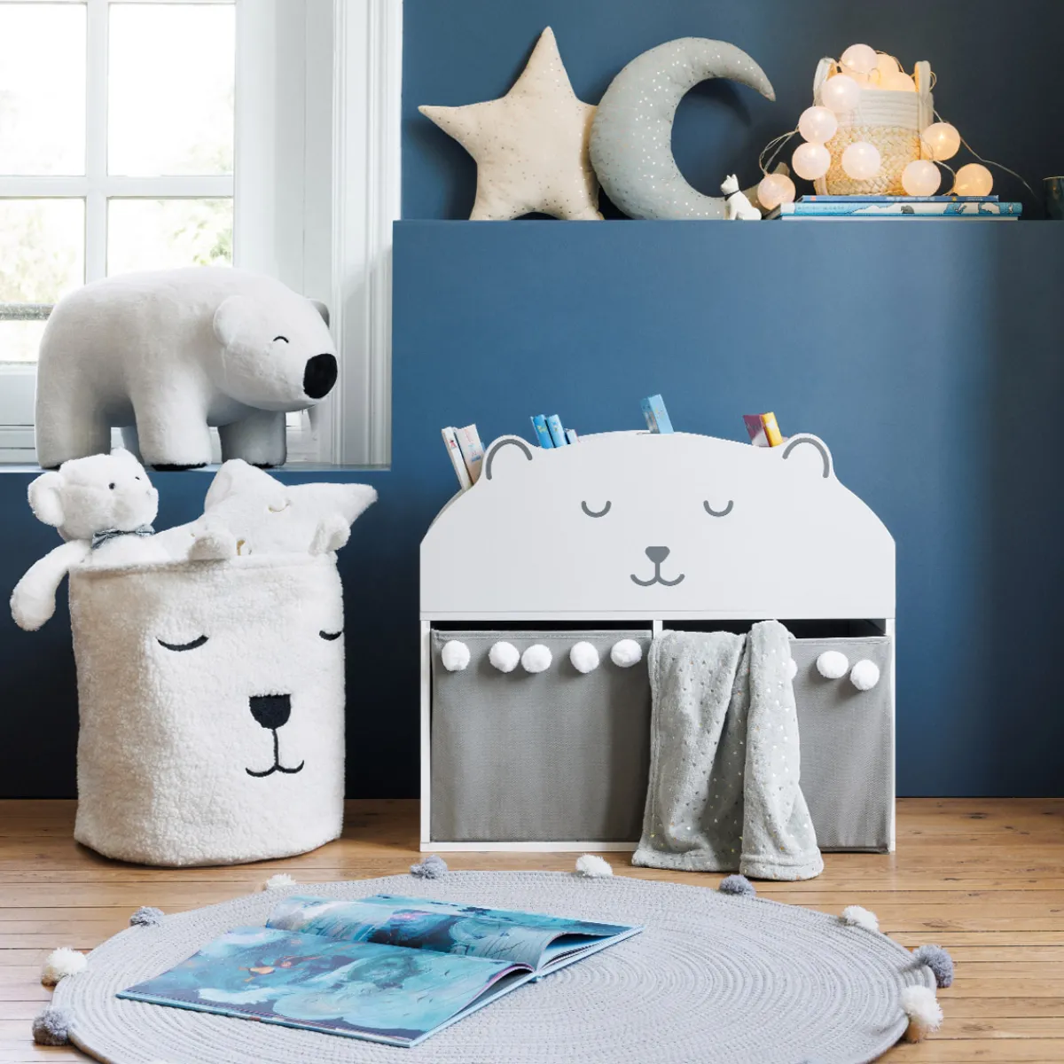 Pouf "Ours polaire"*ATMOSPHERA Hot