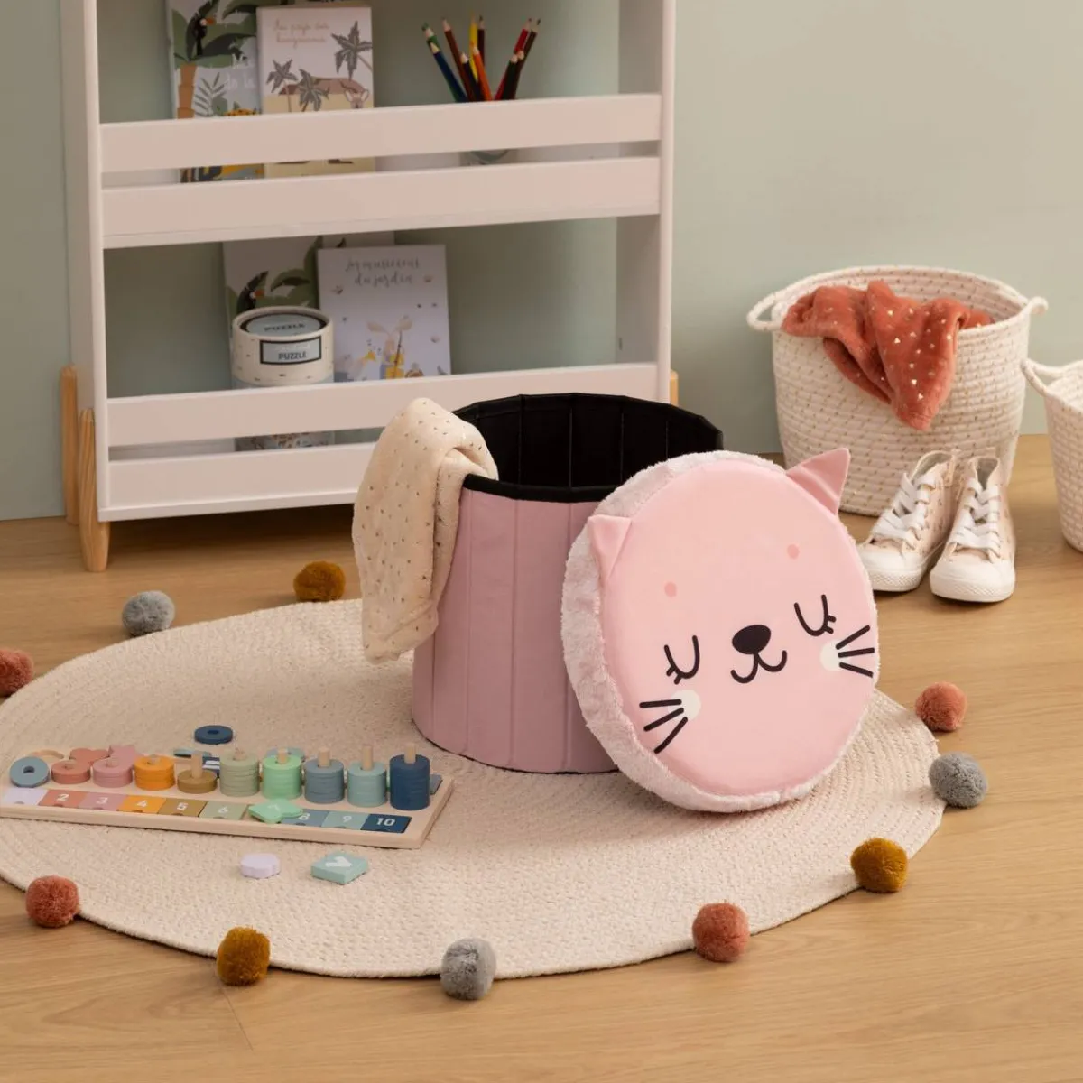 Pouf pliant "Anoki"*ATMOSPHERA Hot