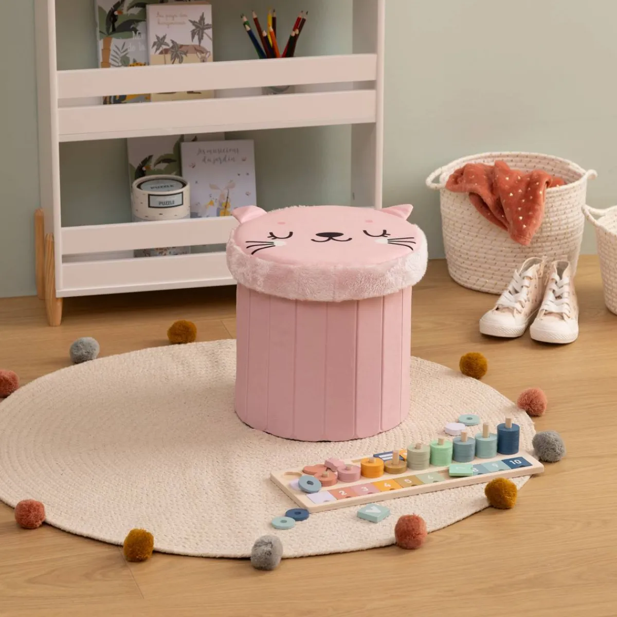 Pouf pliant "Anoki"*ATMOSPHERA Hot