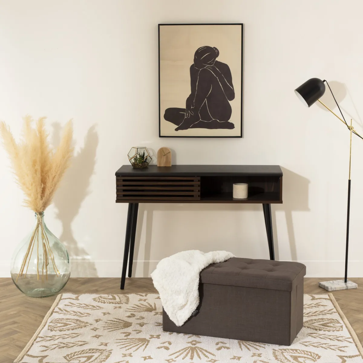 Pouf pliant double "Lysandre"*ATMOSPHERA Hot