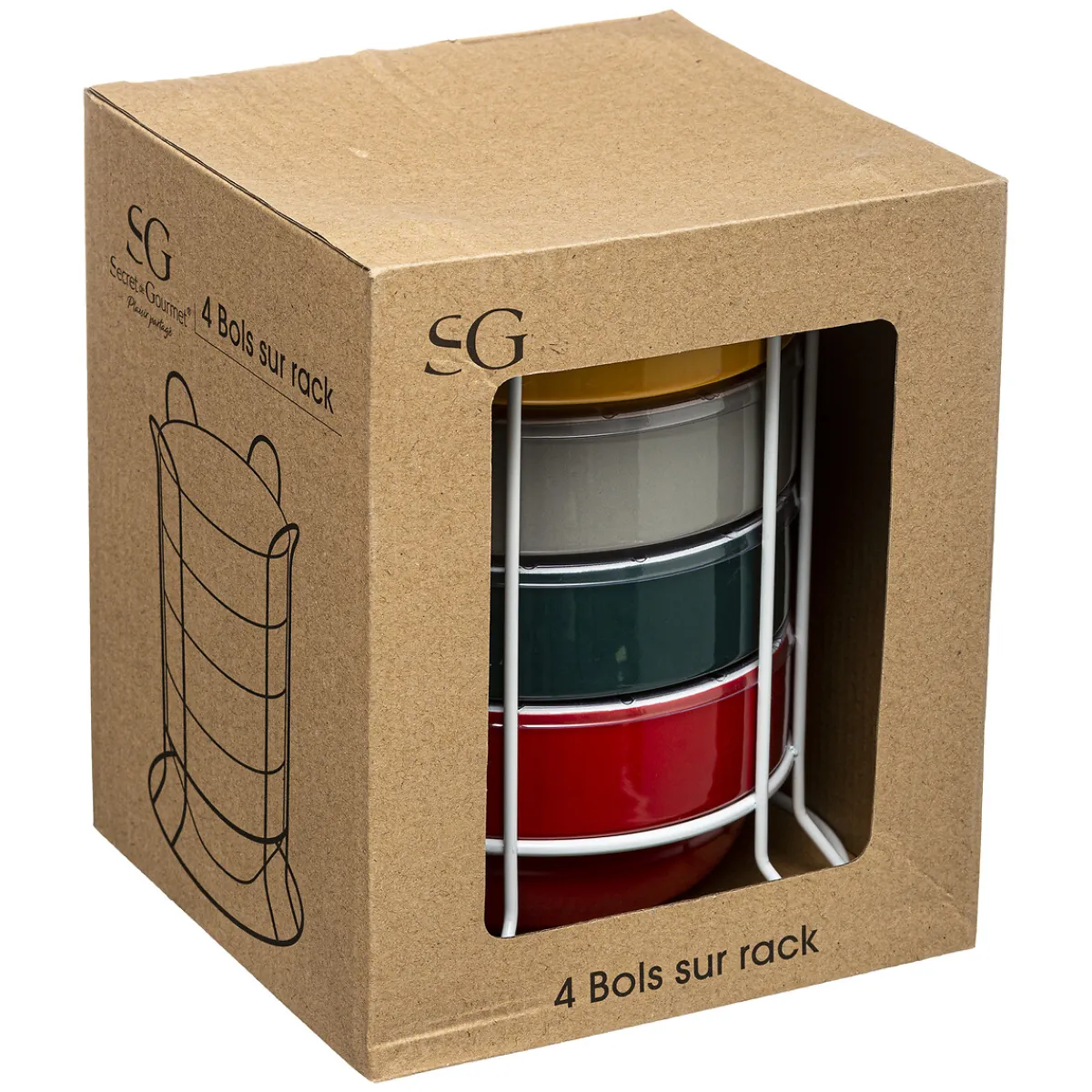 Rack 4 bols "Colorama"*ATMOSPHERA Discount