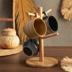 Rack 4 mugs "Inuit Dreams"*ATMOSPHERA Hot