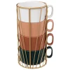 Rack 4 mugs "Le Collectionneur"*ATMOSPHERA Discount