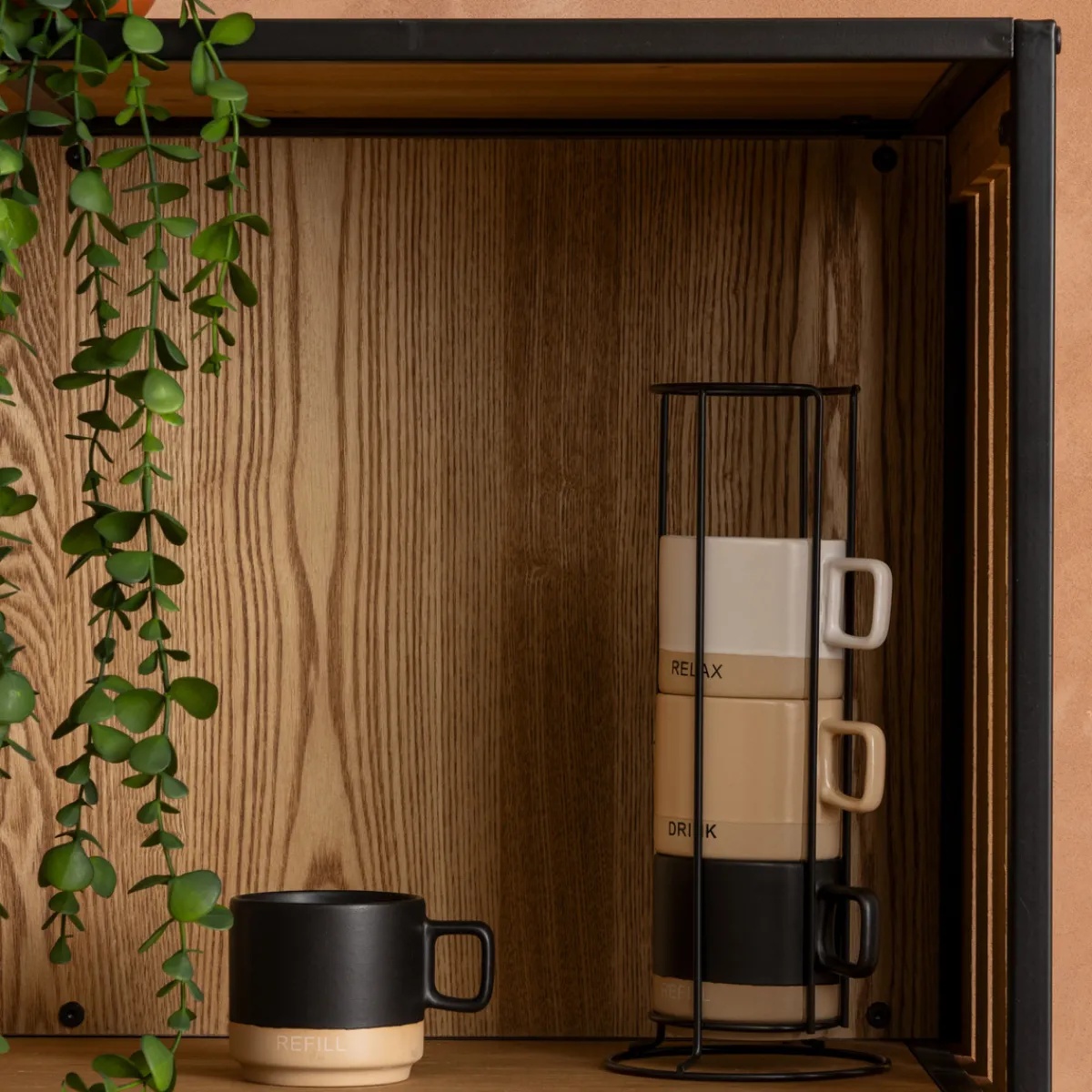 Rack 4 mugs "Luca"*ATMOSPHERA Discount