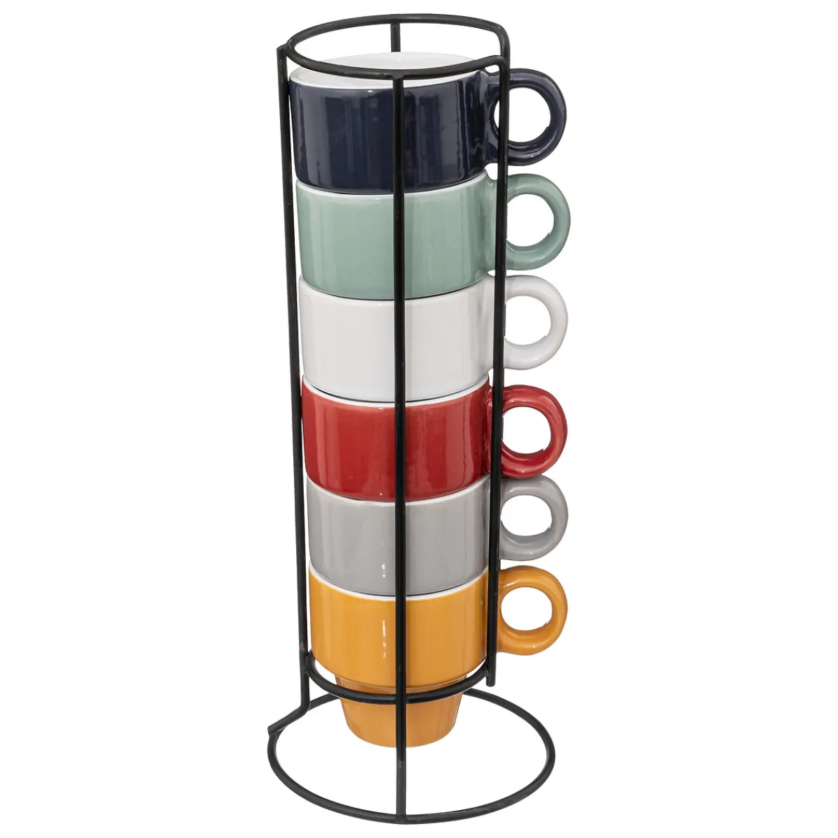 Rack 6 tasses "Colorama"*ATMOSPHERA Discount