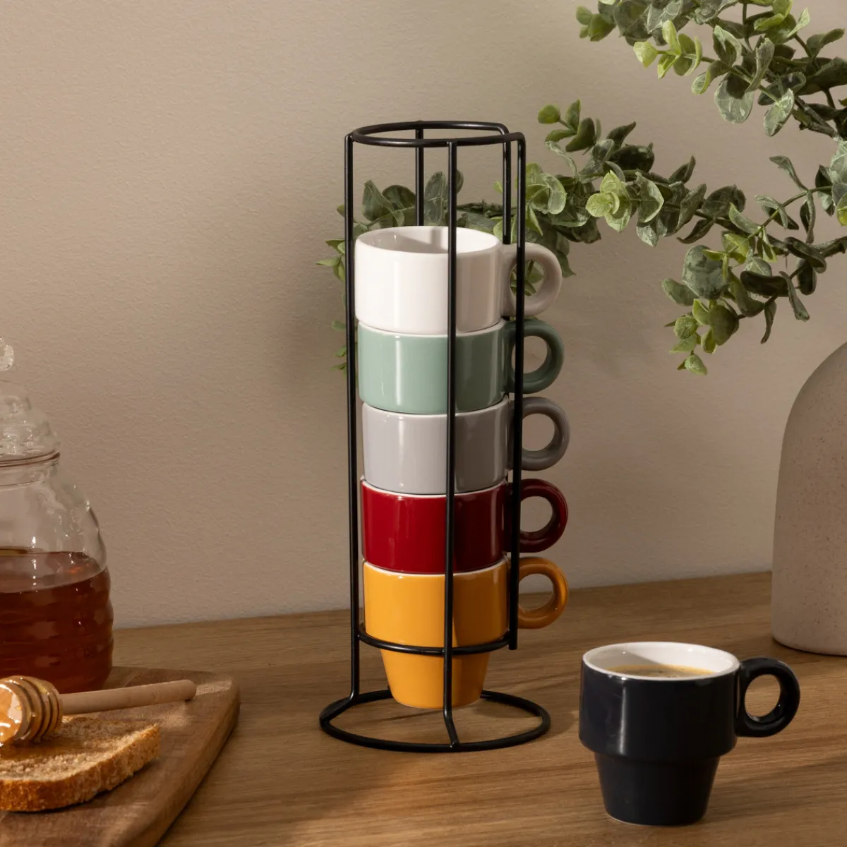 Rack 6 tasses "Colorama"*ATMOSPHERA Discount