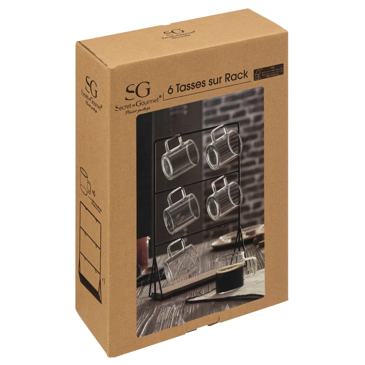 Rack 6 tasses "Mia"*ATMOSPHERA Best