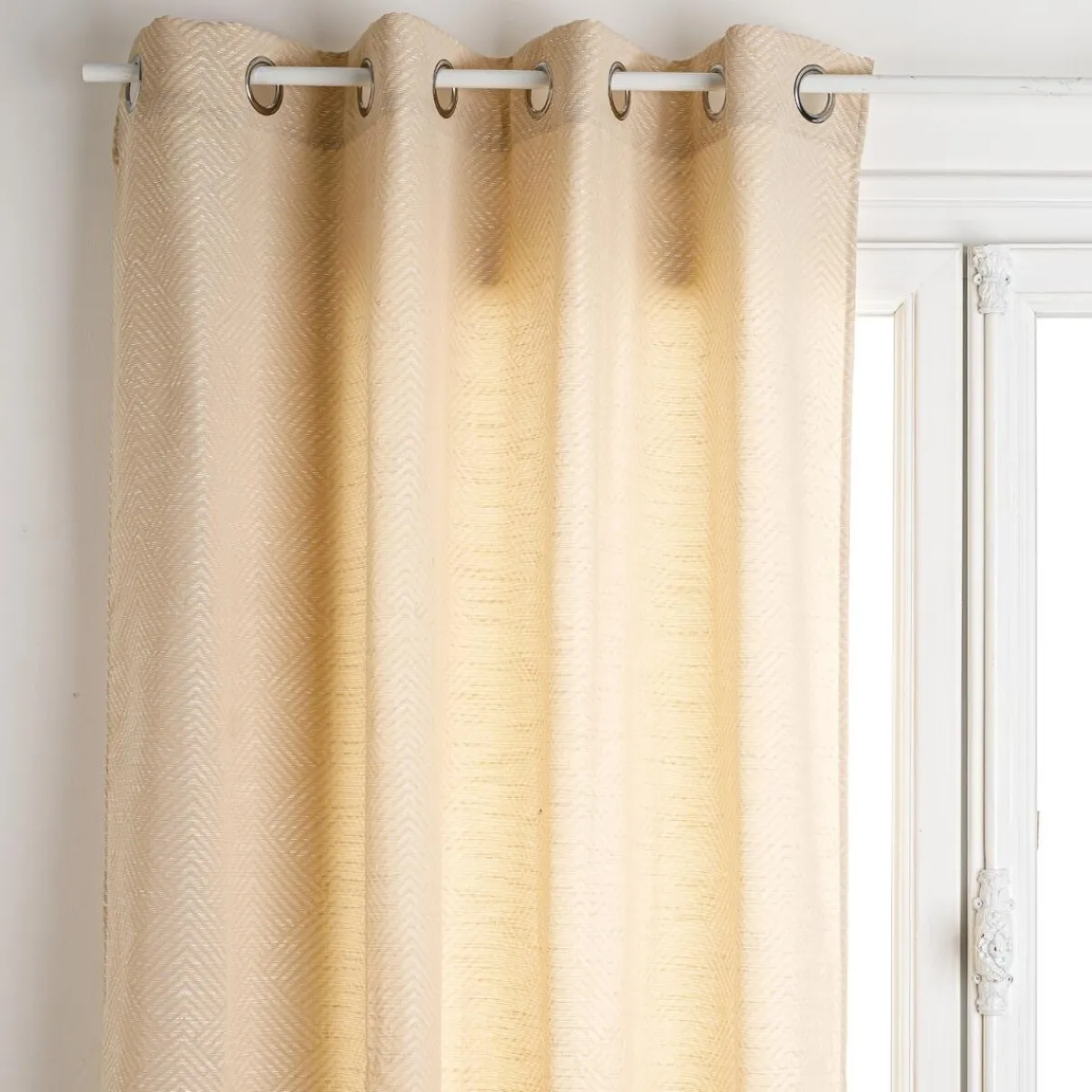 Rideau "Géom", motifs jacquard*ATMOSPHERA Online