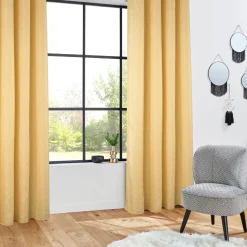 Rideau "Géom", motifs jacquard*ATMOSPHERA Discount