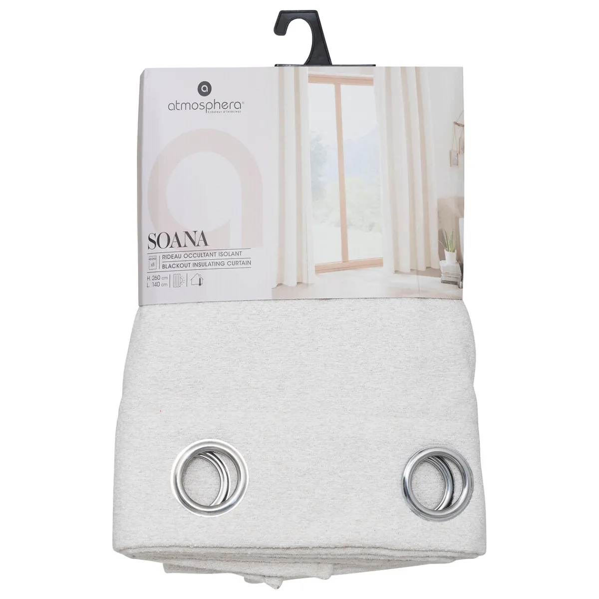 Rideau isolant/occultant "Soana"*ATMOSPHERA New