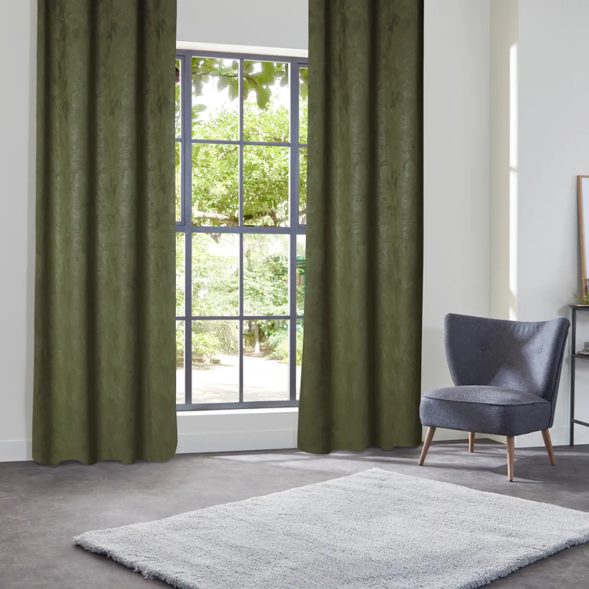 Rideau occultant effet velours "Fujo"*ATMOSPHERA Clearance