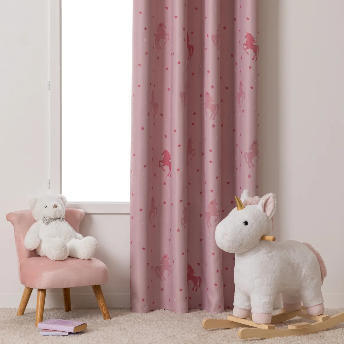 Rideau occultant enfant "Licorne"*ATMOSPHERA Best