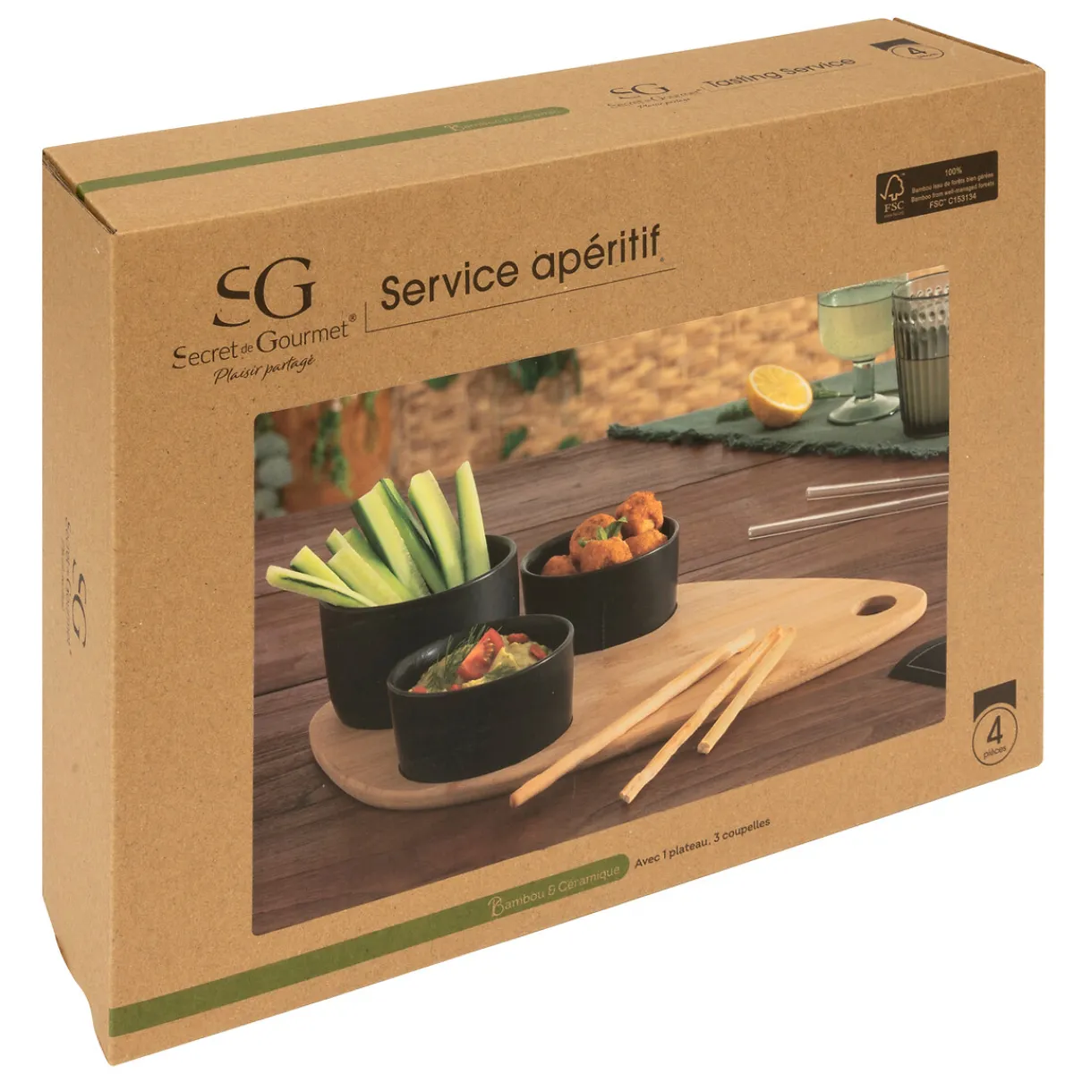 Service apéritif 4 pièces*ATMOSPHERA Sale