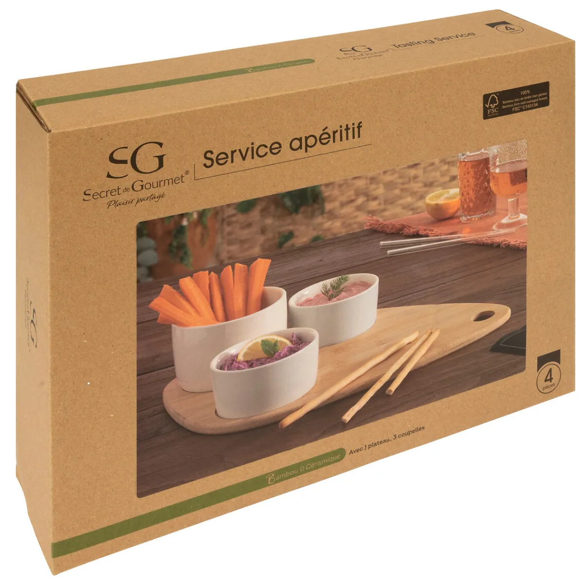 Service apéritif 4 pièces*ATMOSPHERA Sale