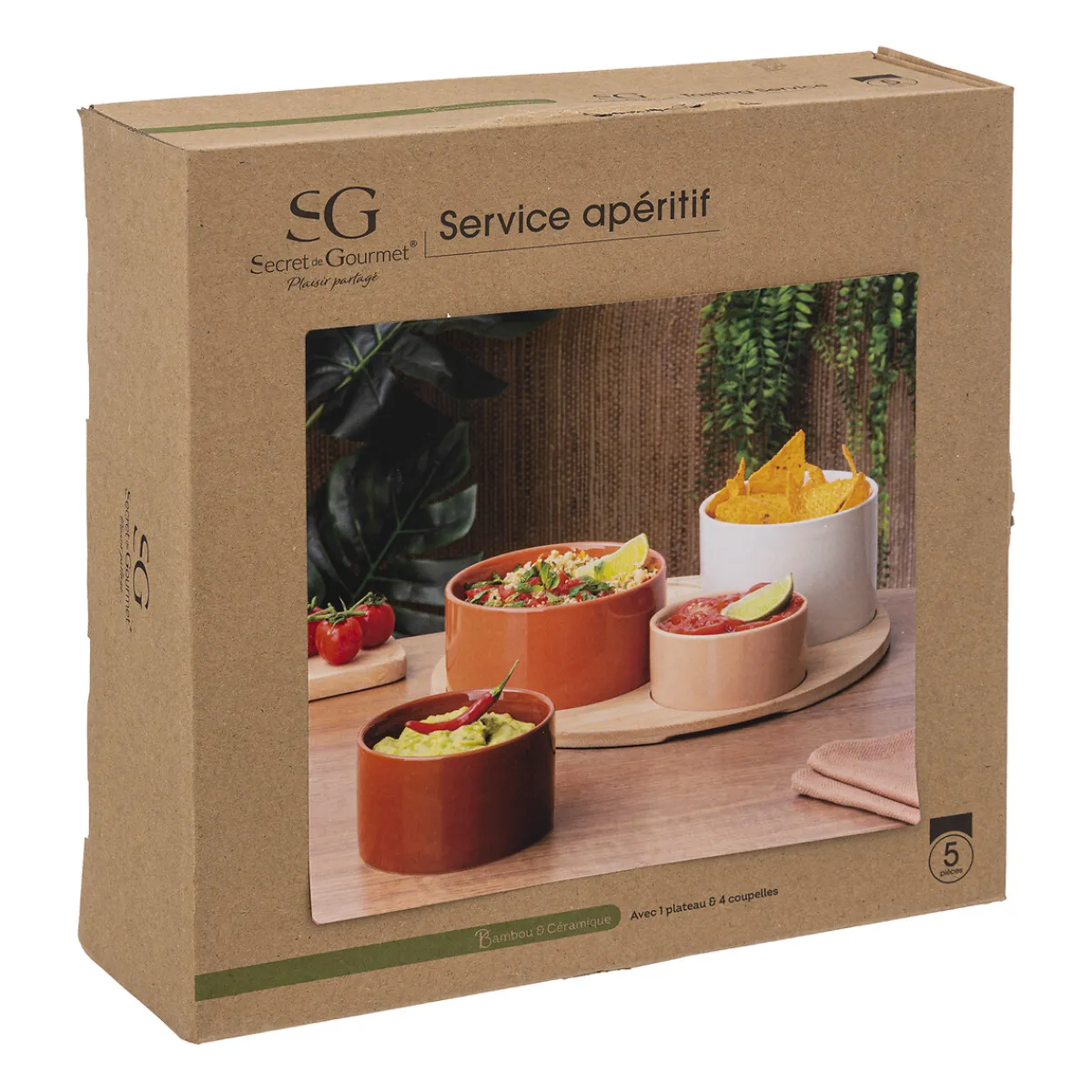 Service apéritif 5 pièces "Alicante"*ATMOSPHERA Sale