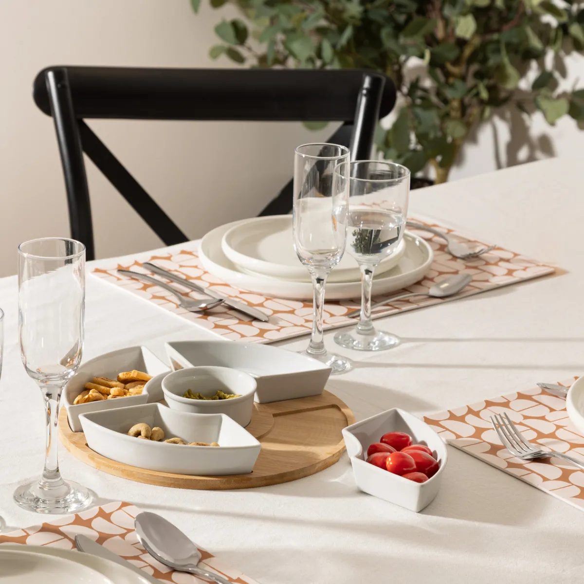 Service apéritif 6 pièces rond*ATMOSPHERA Sale