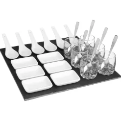 Service apéritif carré 25 pièces*ATMOSPHERA Online