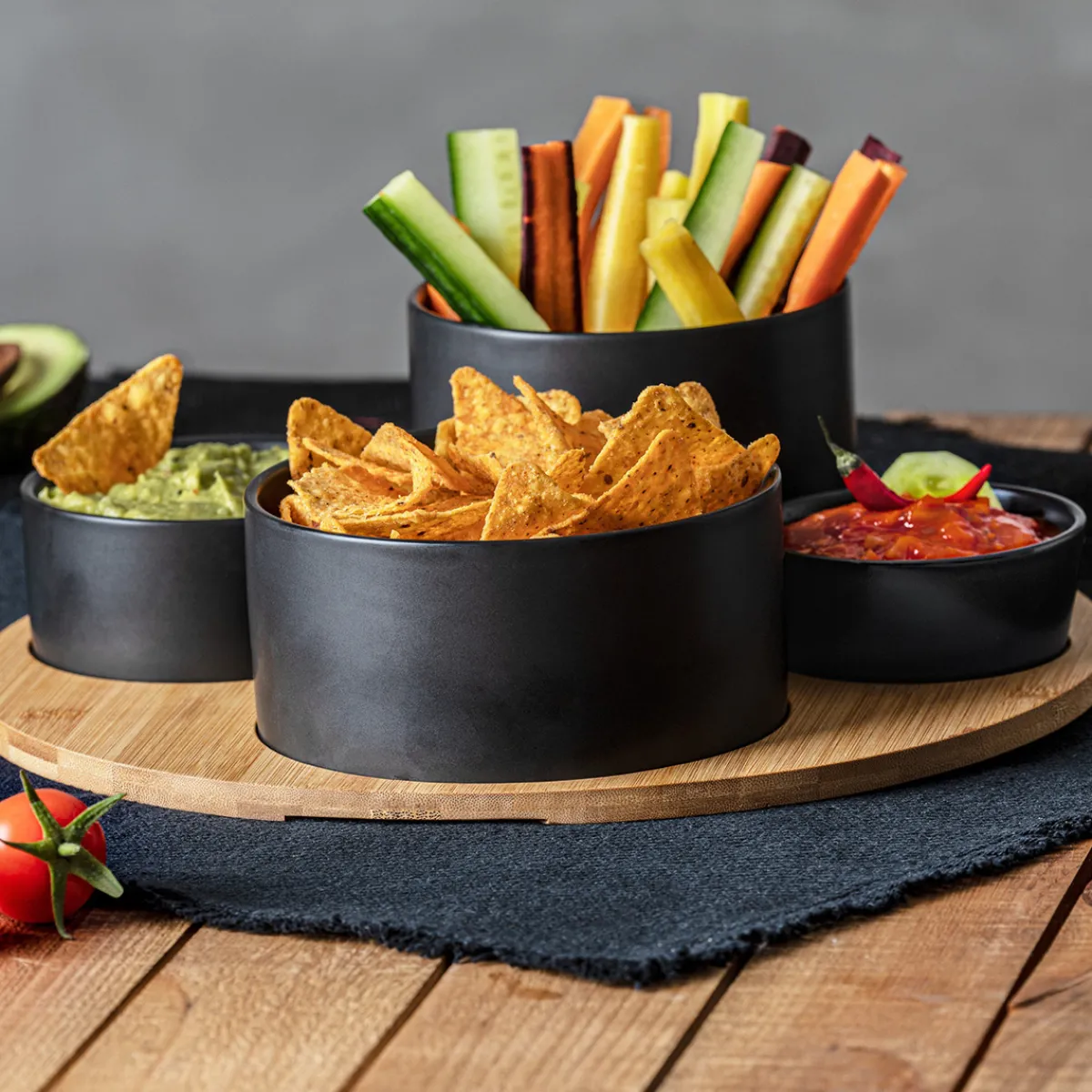 Set apéritif 5 pièces "Modern wood"*ATMOSPHERA Outlet