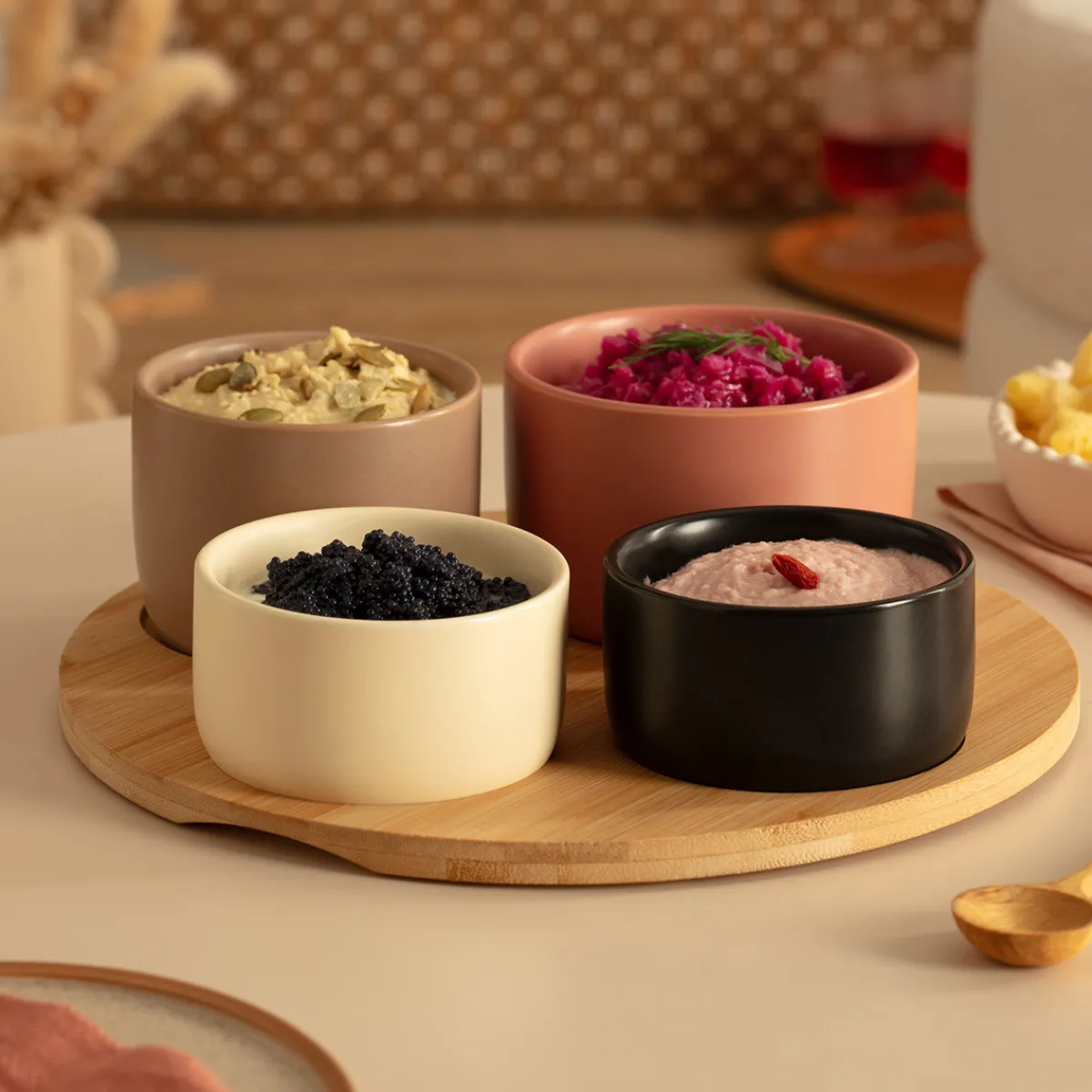 Set apéritif 5 pièces "Wavy Bliss"*ATMOSPHERA Hot