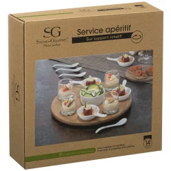 Set apéritif tournant 14 pièces*ATMOSPHERA Clearance