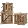 Set de 3 boîtes cagettes "Colonial"*ATMOSPHERA New