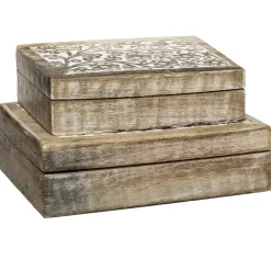 Set de 2 boîtes déco "Ritual"*ATMOSPHERA Outlet