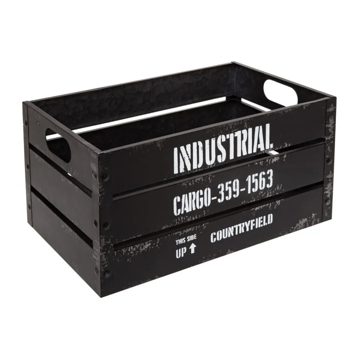 Set de 3 cagettes "Indus" métal*ATMOSPHERA Sale