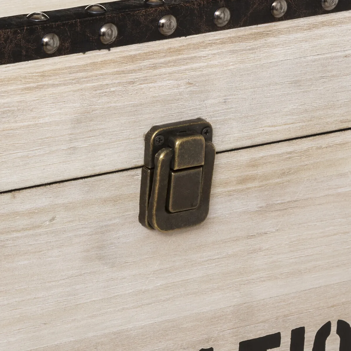 Set de 3 malles carrées "Rétro Factory"*ATMOSPHERA Hot