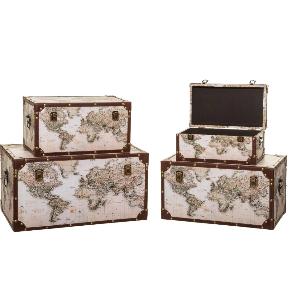 Set de 4 malles "Map Monde"*ATMOSPHERA Online