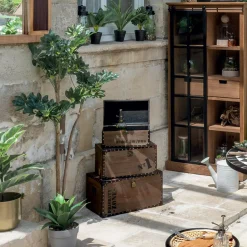 Set de 4 malles "Rétro Factory"*ATMOSPHERA Hot