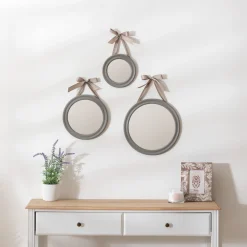 Set de 3 miroirs ronds "Alexia"*ATMOSPHERA New