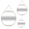 Set de 3 miroirs ronds "Leny"*ATMOSPHERA Clearance