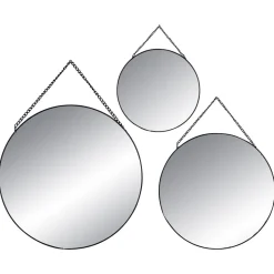 Set de 3 miroirs ronds "Leny"*ATMOSPHERA Hot