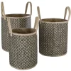 Set de 3 paniers à anses "Nomade"*ATMOSPHERA