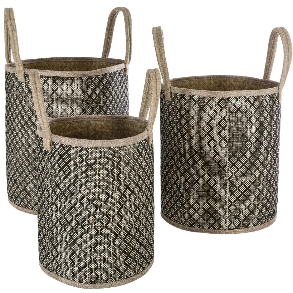 Set de 3 paniers à anses "Nomade"*ATMOSPHERA