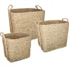 Set de 3 paniers à anses rectangulaires*ATMOSPHERA Best
